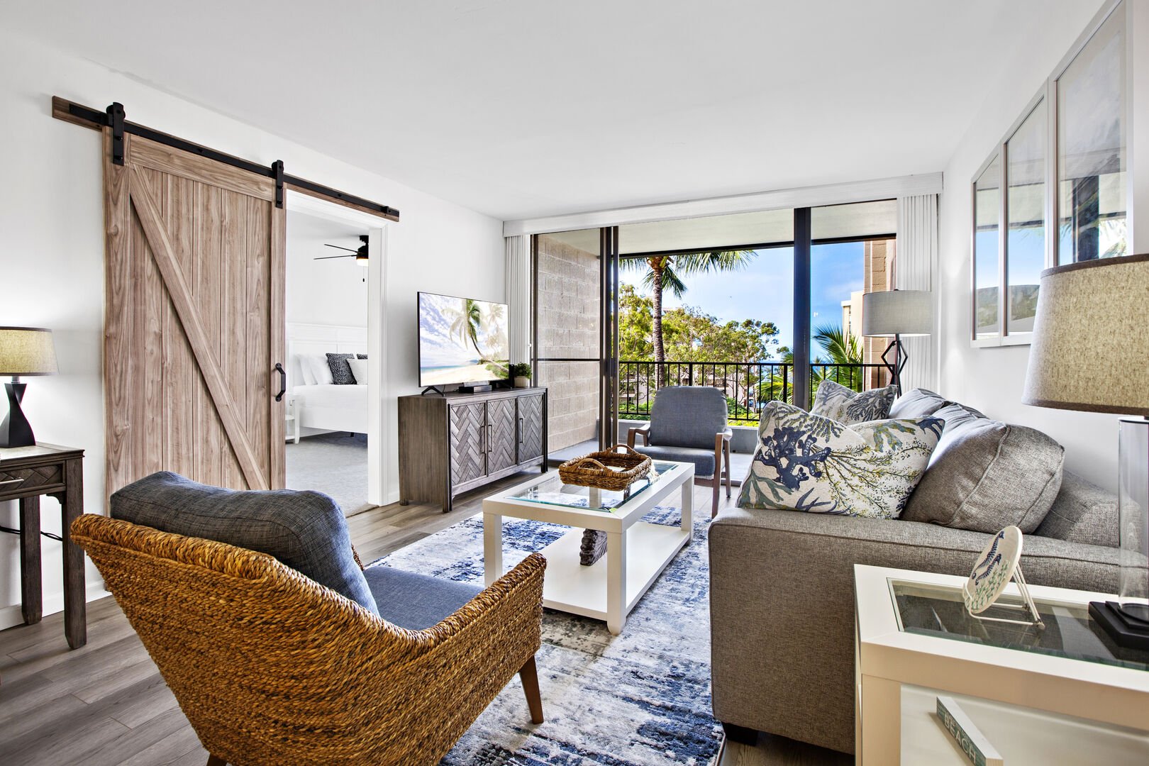 The inside of our Kahana Manor rentals